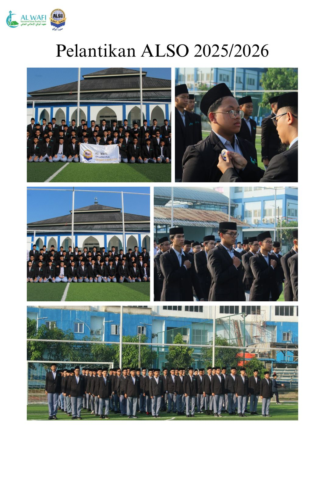 Upacara Pelantikan Pengurus Al Wafi Student Organization Banin 2025/2026