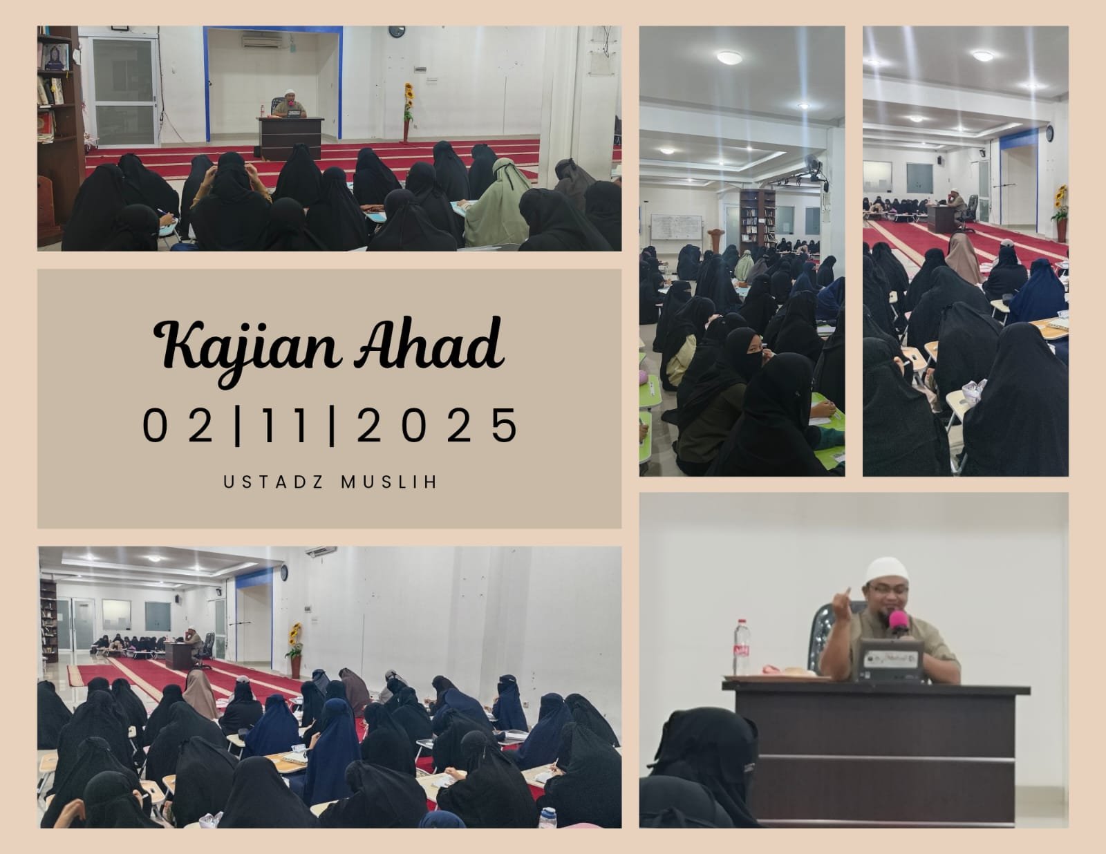 Kajian Ahad: Tazkiyatun Nufus bersama Ustadz Ahmad Muslih, Lc. M.Pd ...