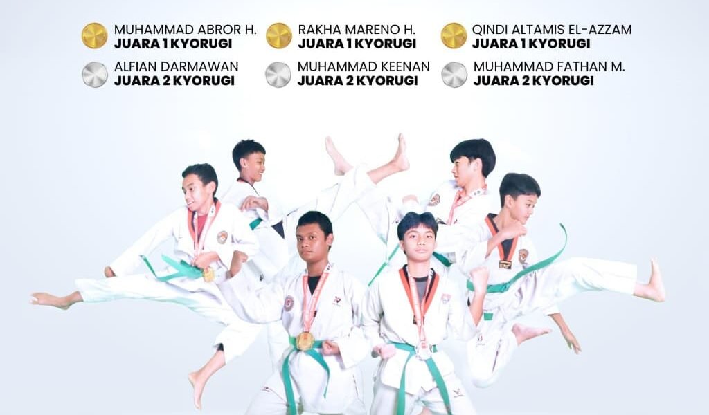 Tim Taekwondo Al Wafi Raih Prestasi Nasional di CNN Indonesia Taekwondo Championship