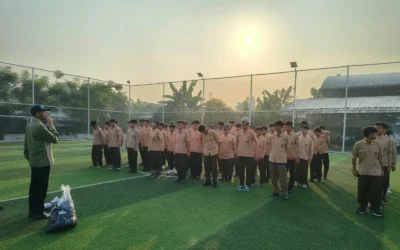 Mohon Doa! Rombongan Penguatan Banin Kelas 9 Menuju Villa Teras Air Cisarua Bogor